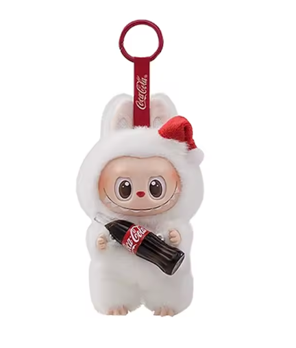 Véritable POPMART labubu les monstres Cola série vinyle boîte aveugle en peluche tissu