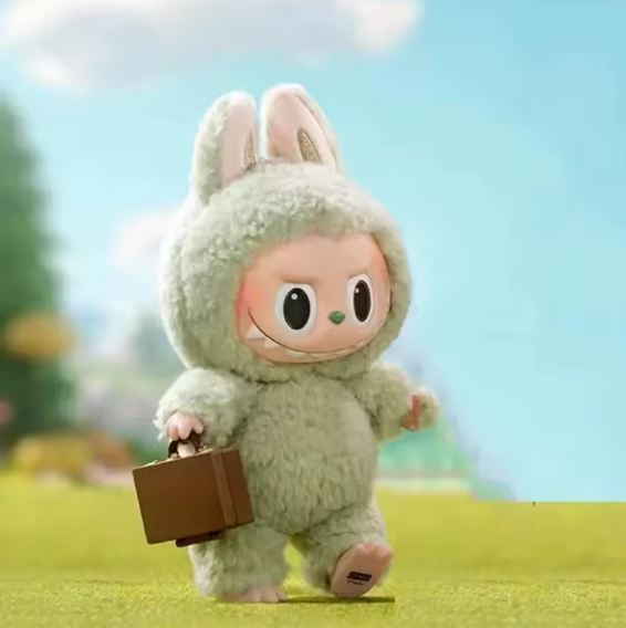 Poupée POP MART Labubu originale, les monstres, Macarons savoureux, boîte aveugle, pendentif en peluche en vinyle aléatoire, jouet de collection mignon, cadeau